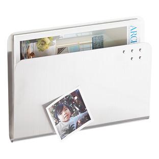 Three by Three Stainless Steel Magnetic Wall Pocket