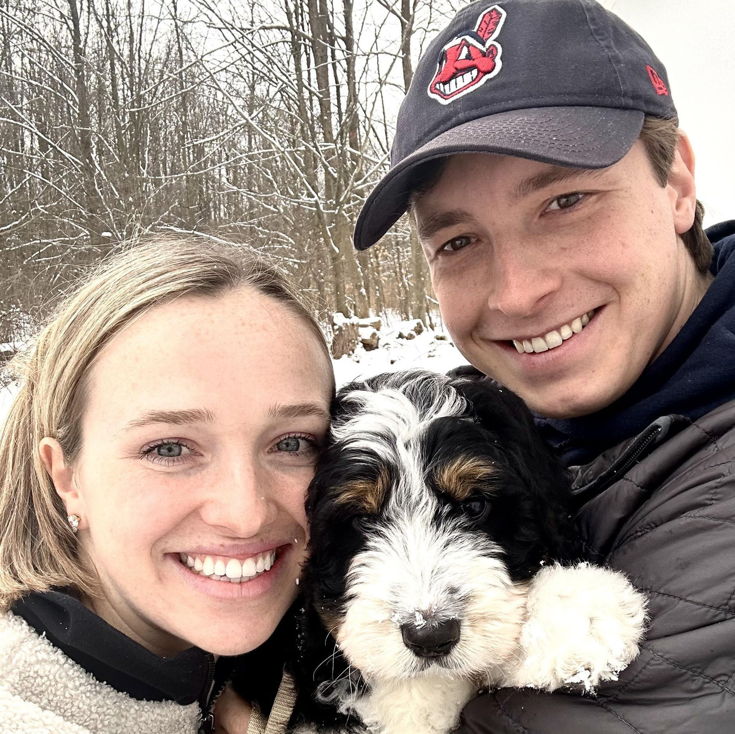 Our first picture with Wilson when we got him at 12 weeks old!