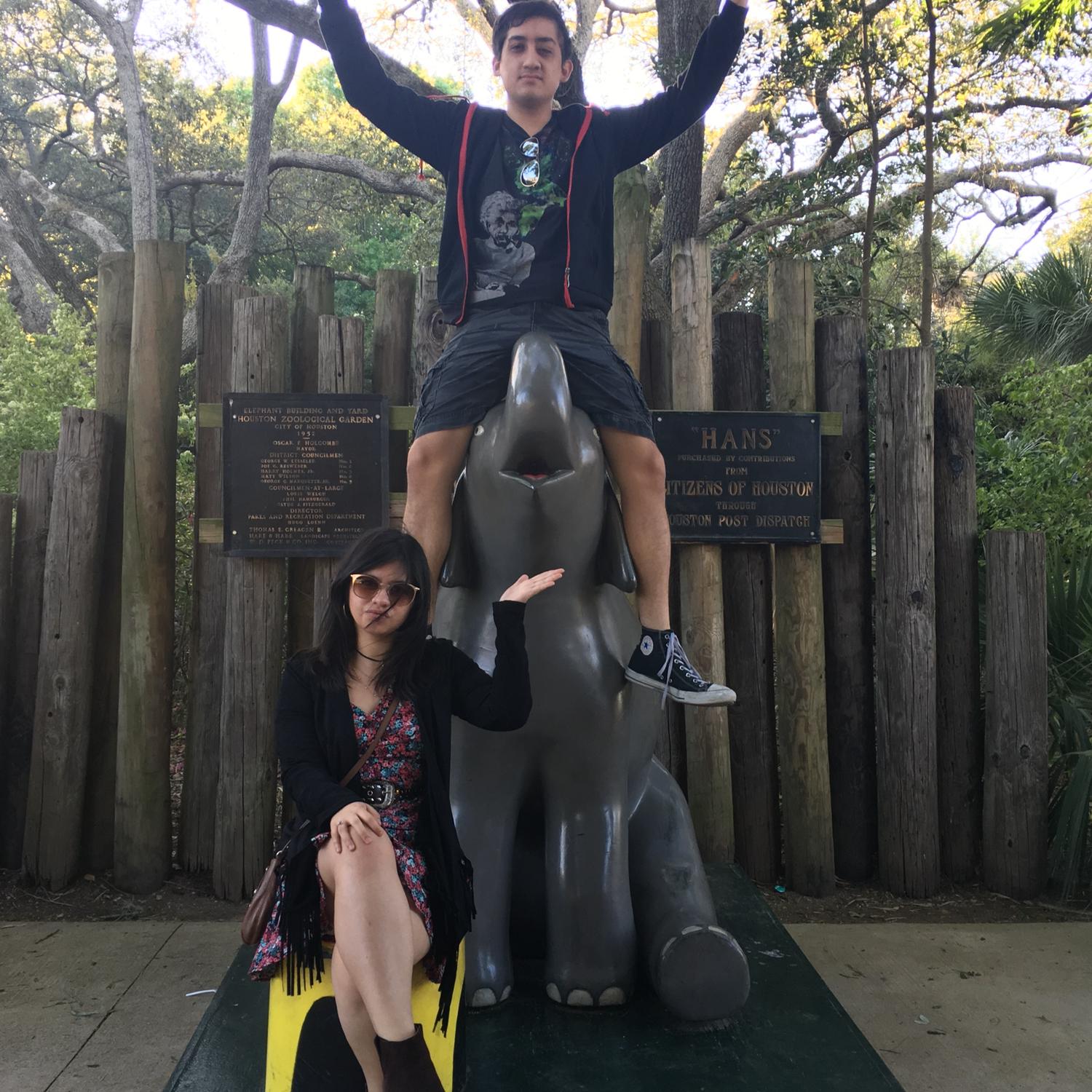 First time going to the Houston Zoo!