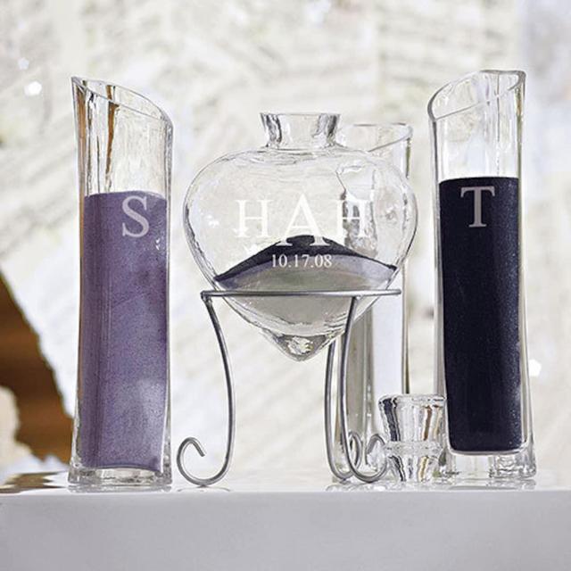 Personalized Wedding Sand Ceremony Vase
