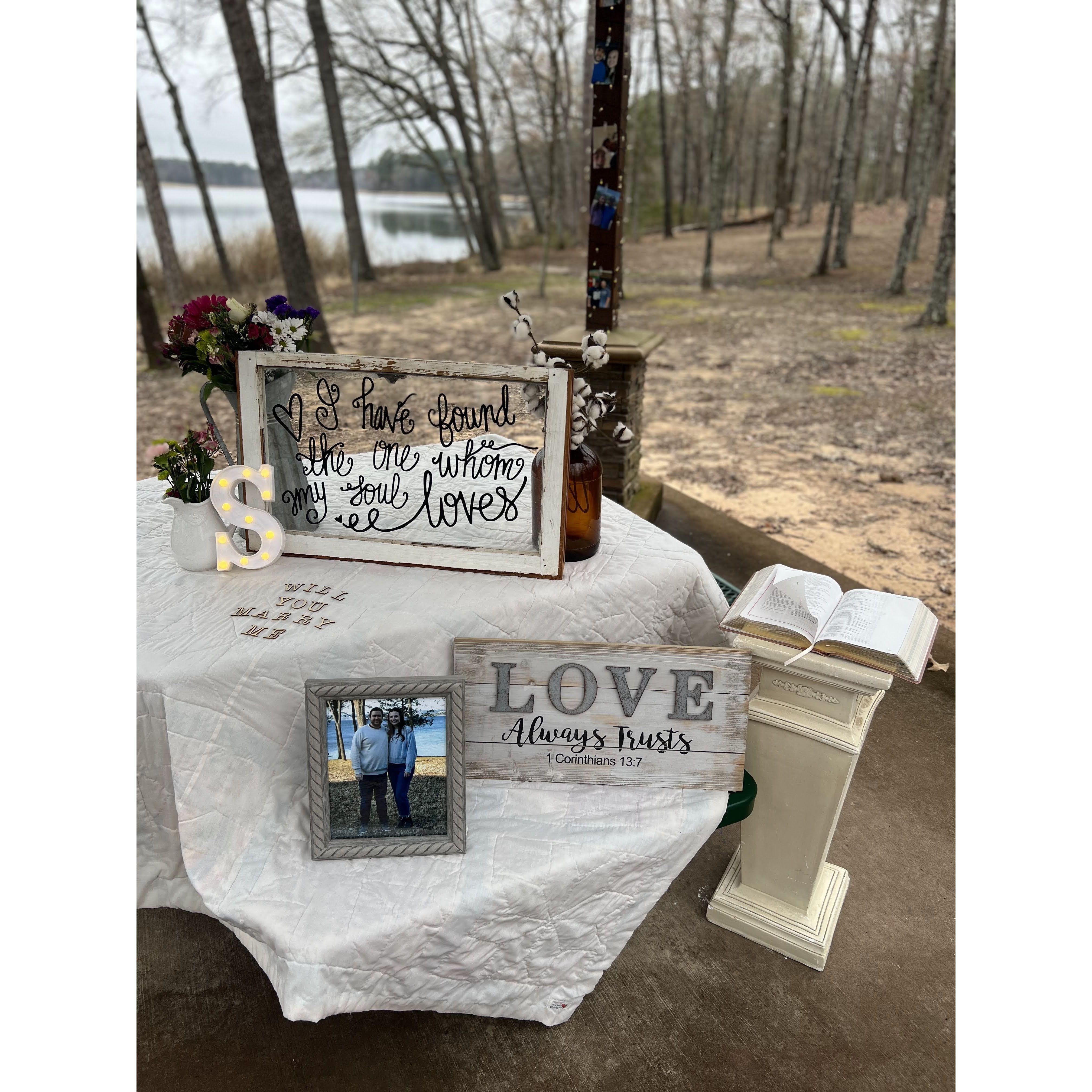 Such a pretty proposal!