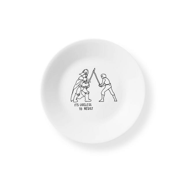 Corelle®6.75" Appetizer Plate: Star Wars™ - Luke Skywalker™/Darth Vader™