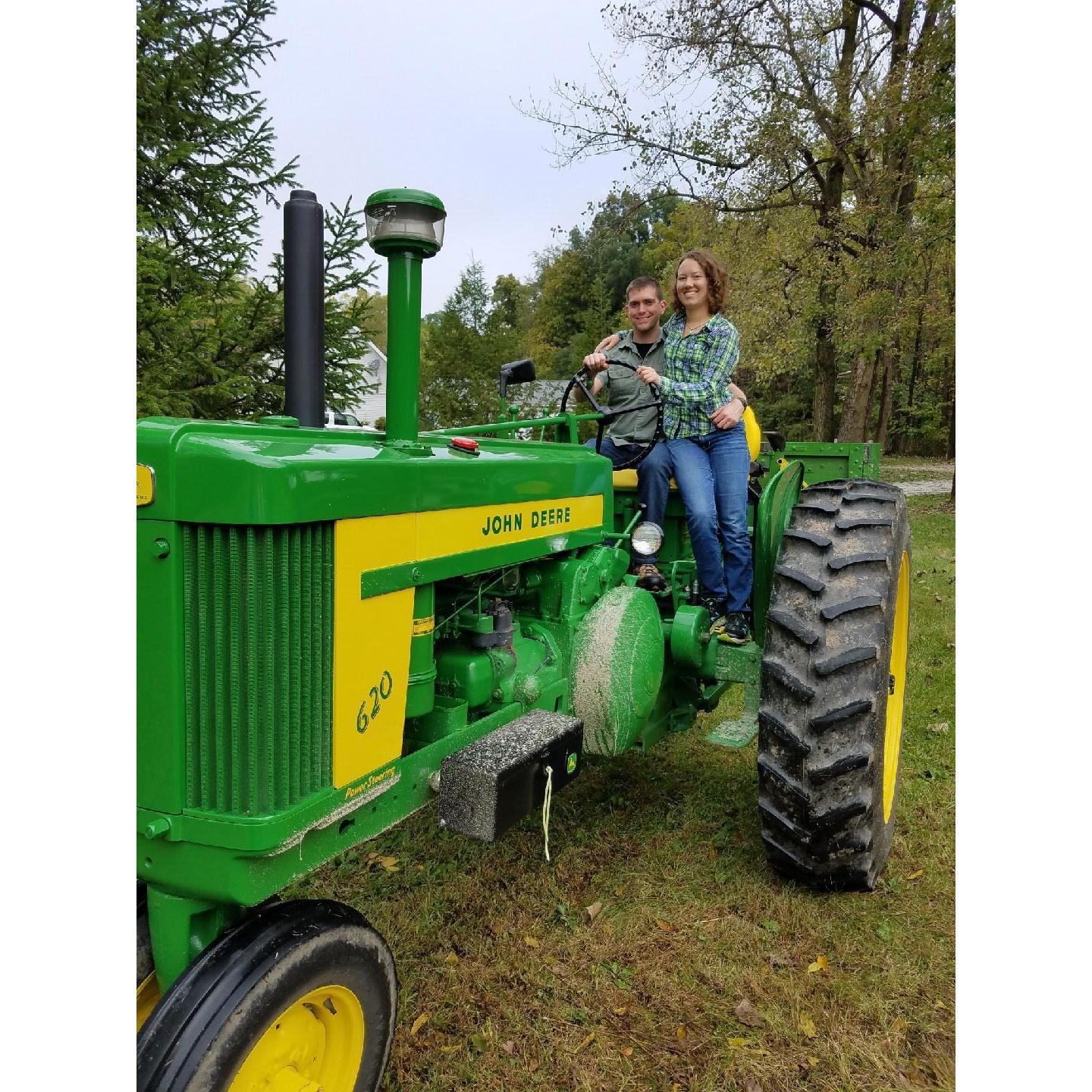 "She thinks my tractors sexy"