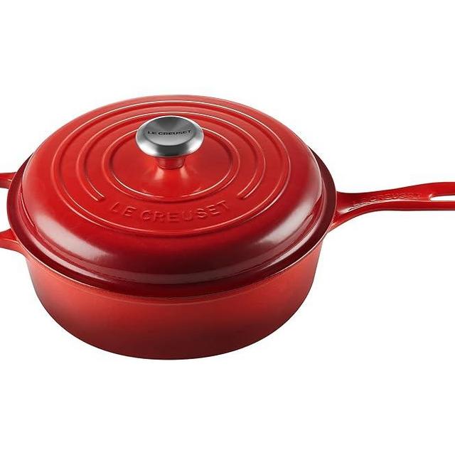 Le Creuset Enameled Cast Iron Signature Cassadou, 3.75 qt., Cerise