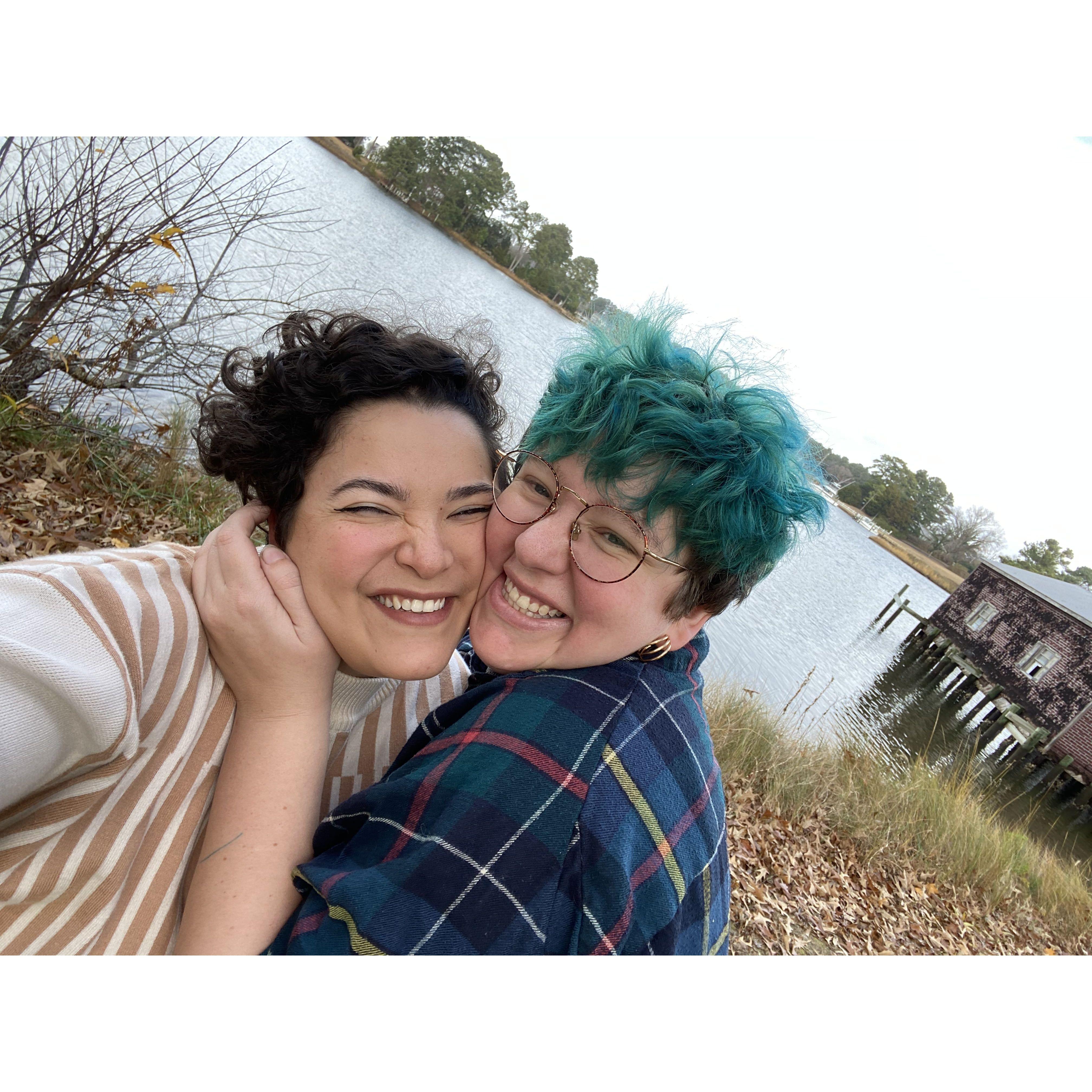 Bee surprised Ariel with a getaway for her birthday to Assateague Island Natural Reserves and to see the wild horses there.