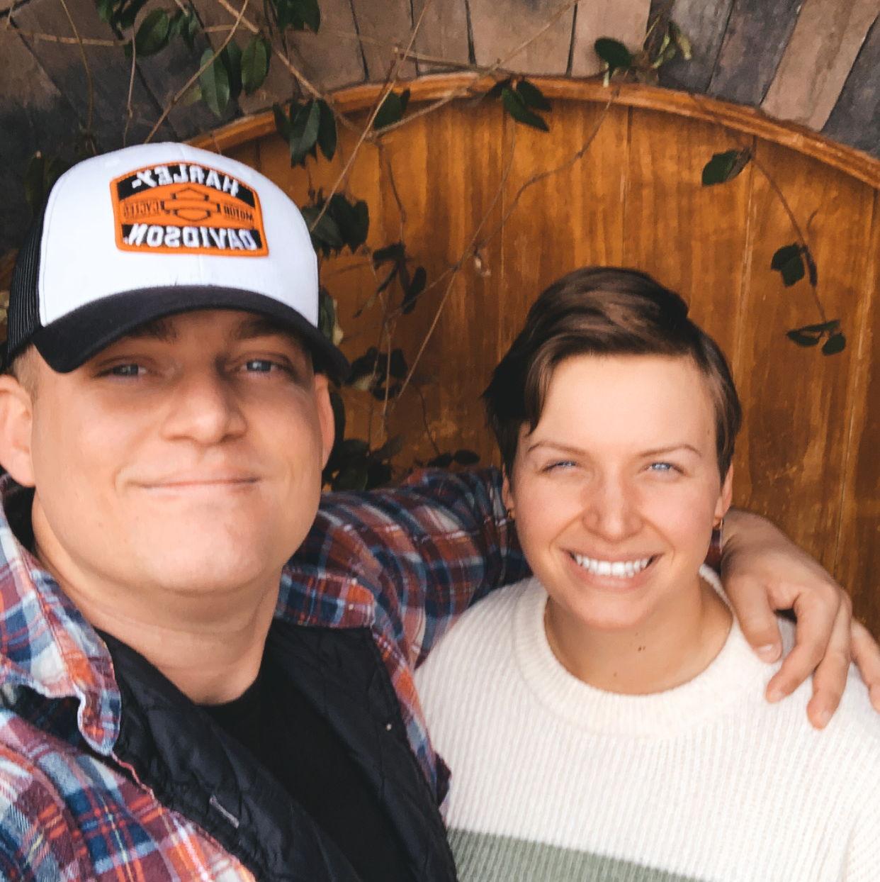 Our Anniversary celebration at a Hobbit Hole!