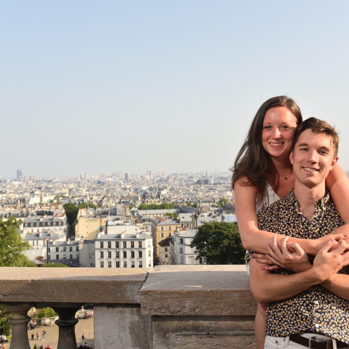 Ian visited Maddie in Paris during her 2022 summer studying abroad.