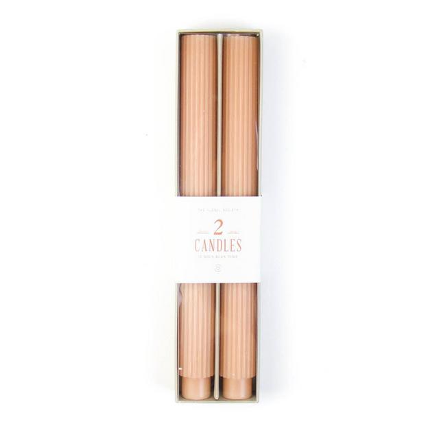 Fancy Taper Candles 10", Petal