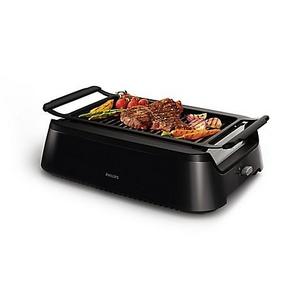 Philips Indoor Smokeless BBQ Grill in Black