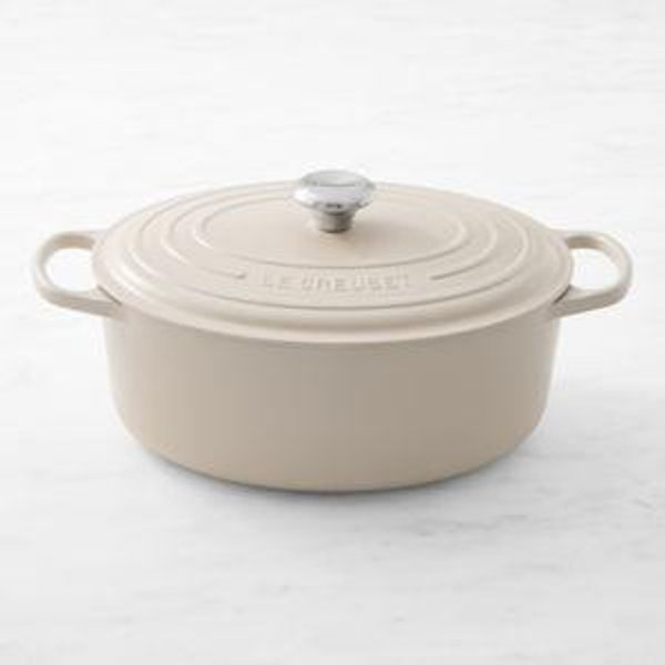 Le Creuset Signature Enameled Cast Iron Oval Dutch Oven - 8-Qt., Brioche