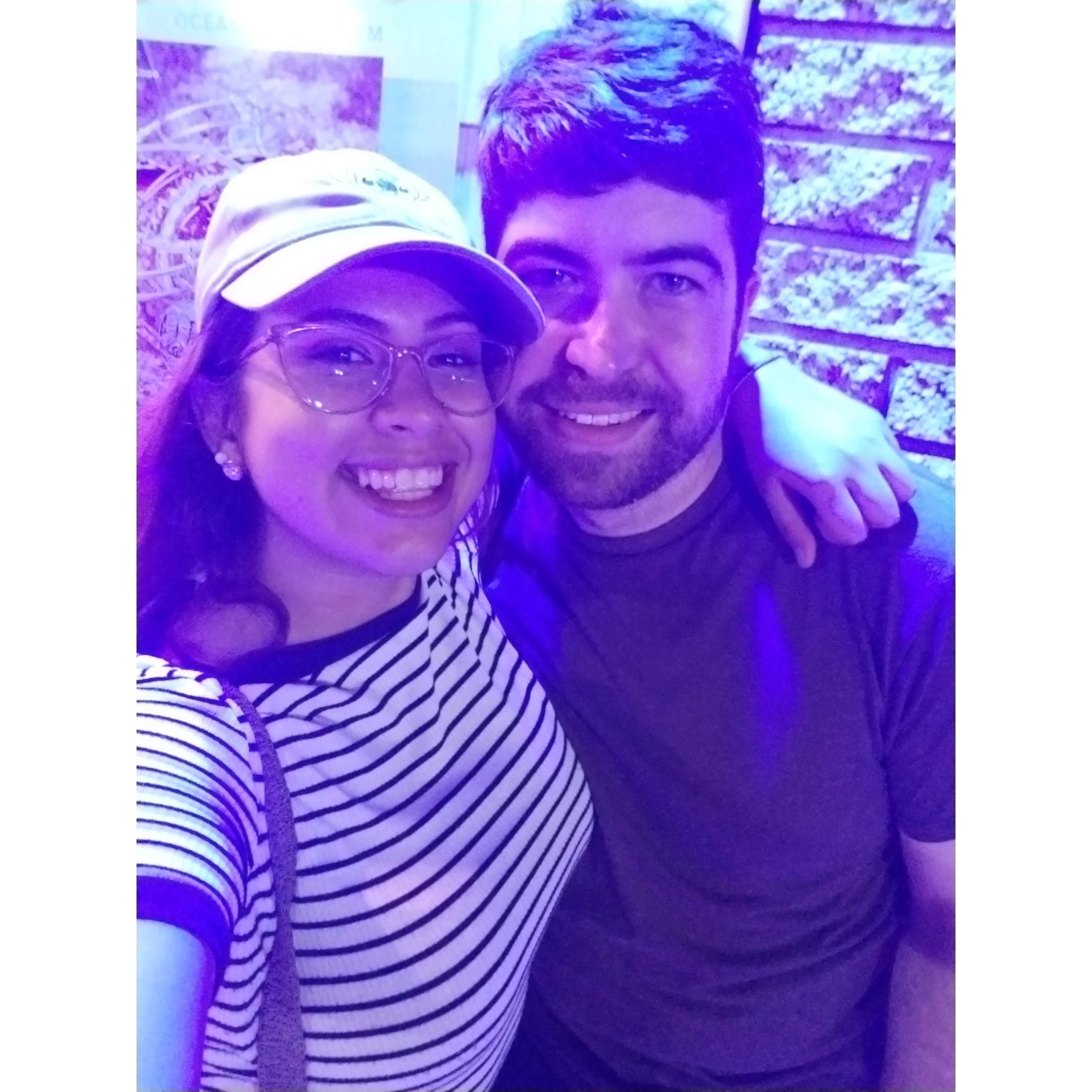 We first said "I love you" later this night after a stroll on the boardwalk in Ocean City, NJ