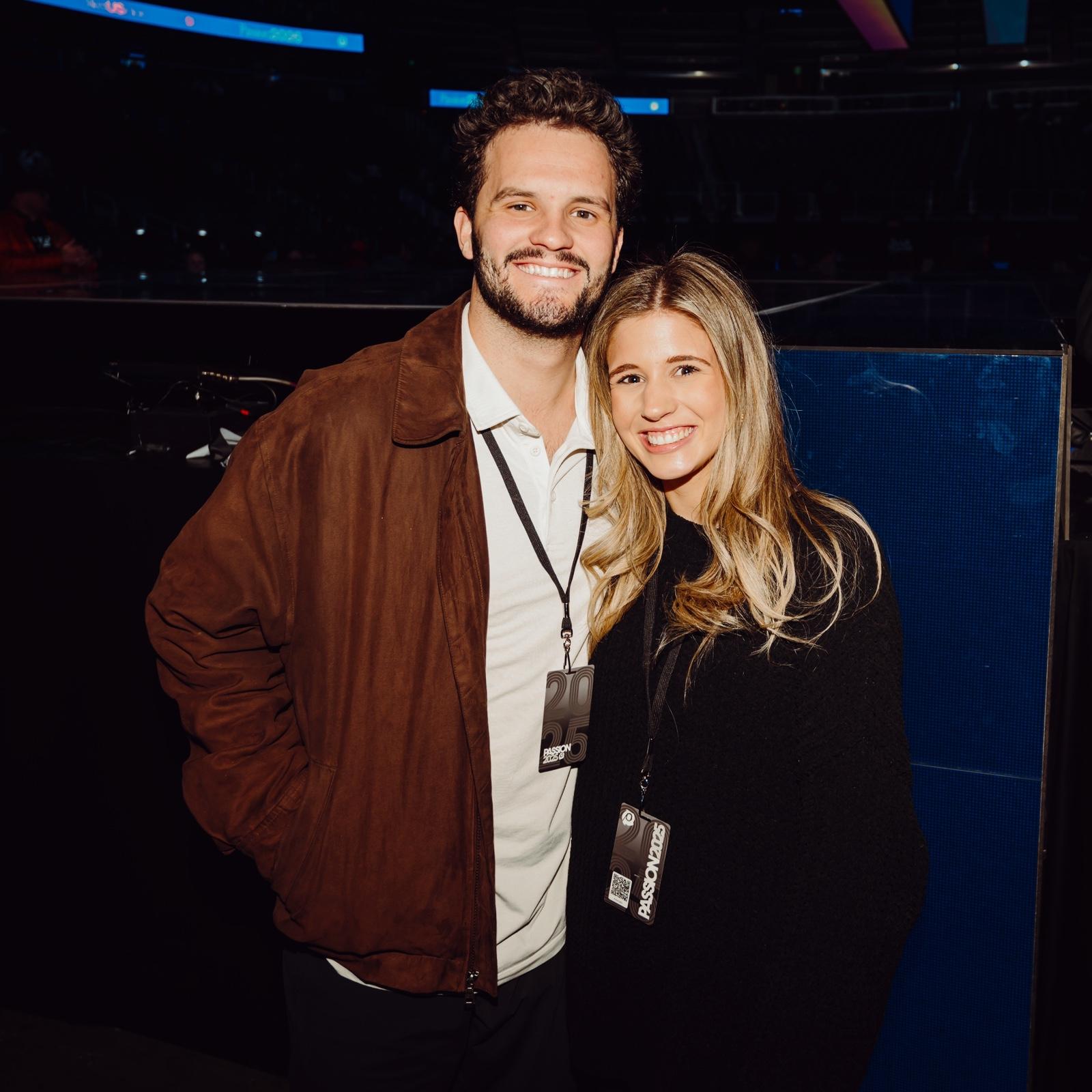 After two years of being in the same room at Passion Conference, but not knowing each other, we got to both work for Passion together.