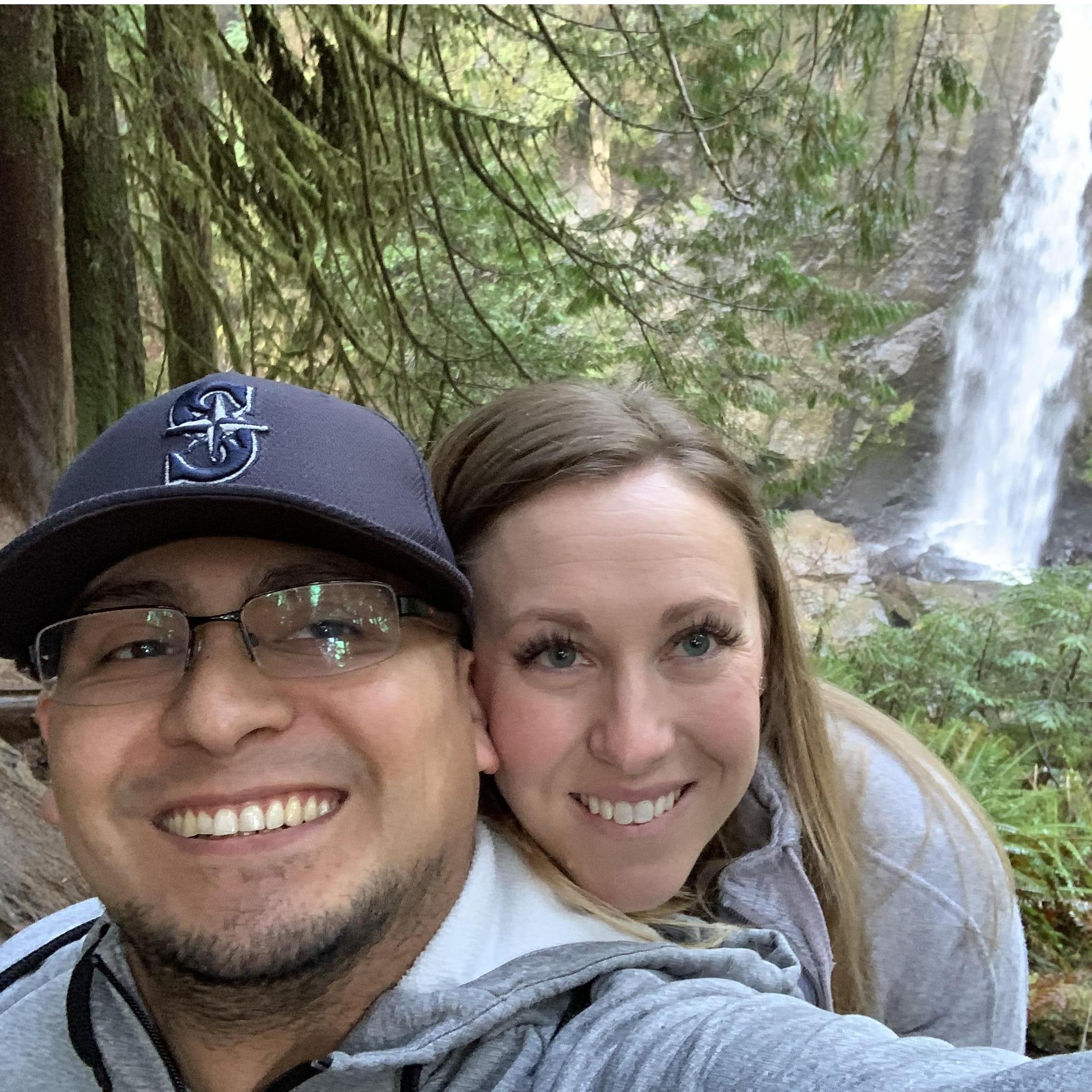 Where he bent on a knee and I said YES!
