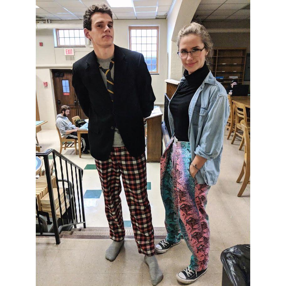 A dare back in 2017 to see who could come up with a cringier outfit to wear on Geneva's campus