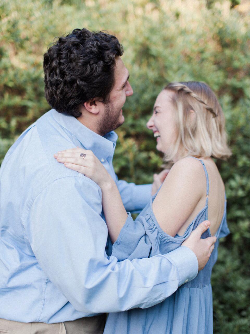 One of my favorite pictures of us taken in 2017. Our photographer told Grant to look into my eyes and say something sweet and he decided instead to make a stupid face, resulting in us both laughing.
