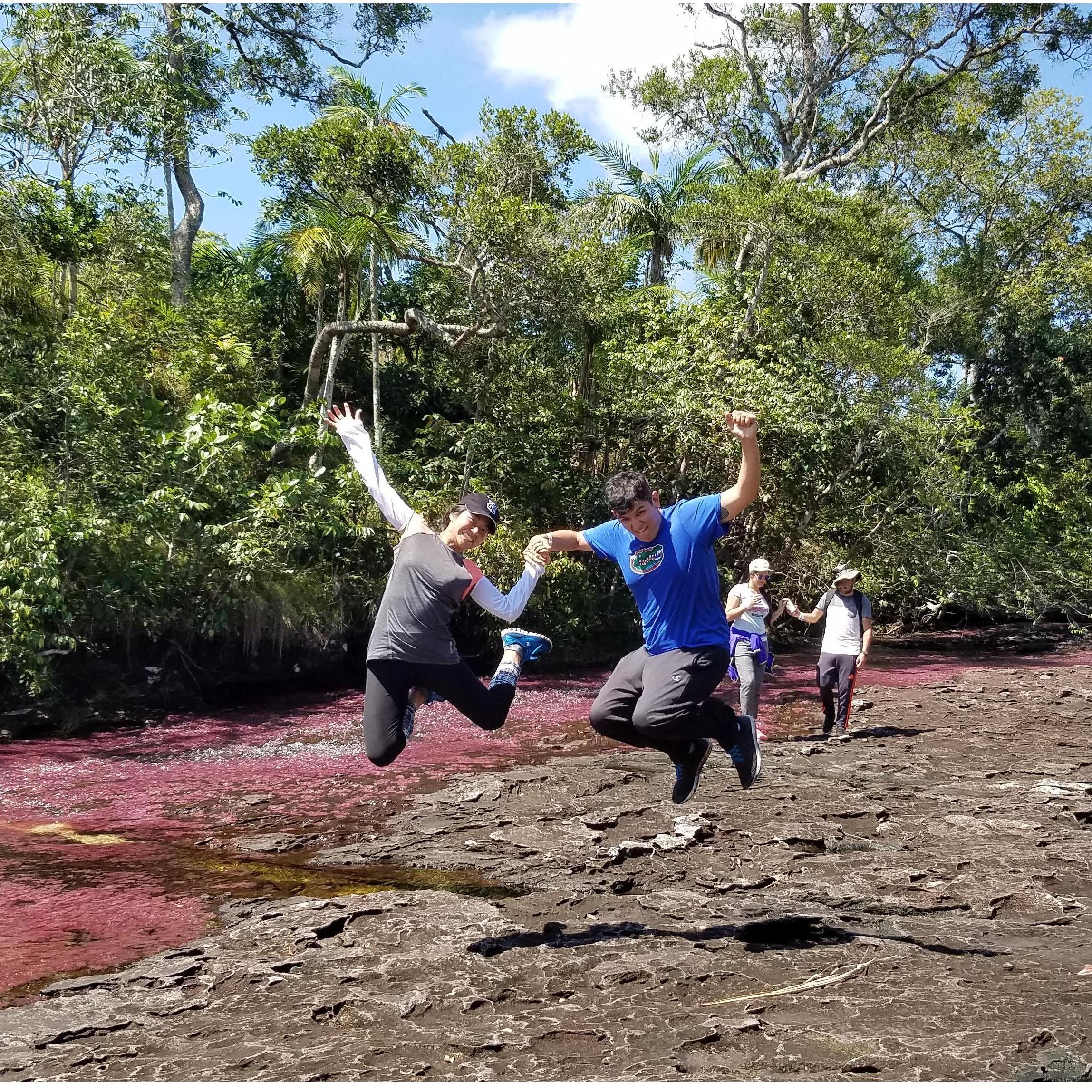 Trip to Colombia. Our first hiking trip.