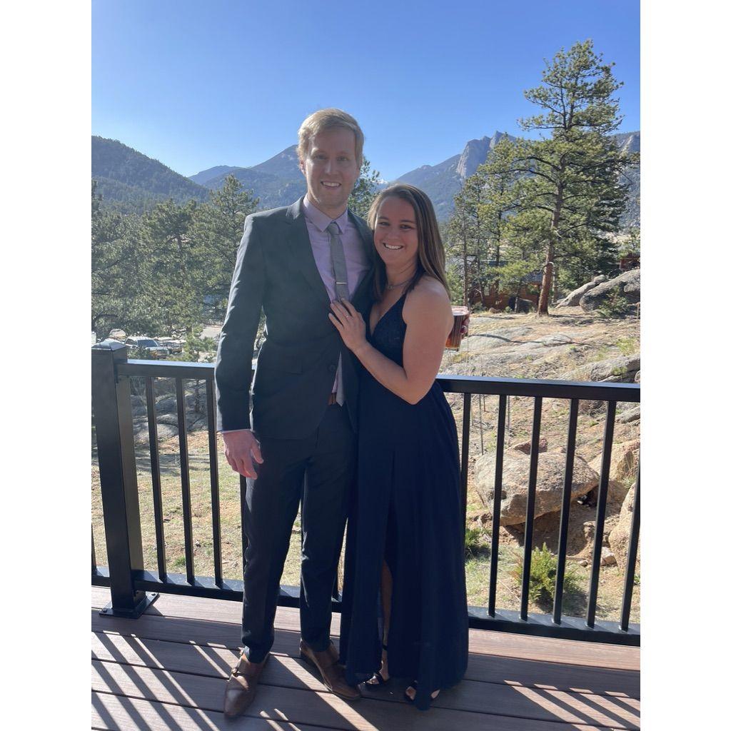A friends wedding in Estes Park, CO