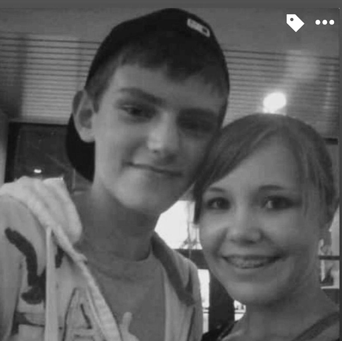 Our first photo together, taken on our first date in the summer of 2011.