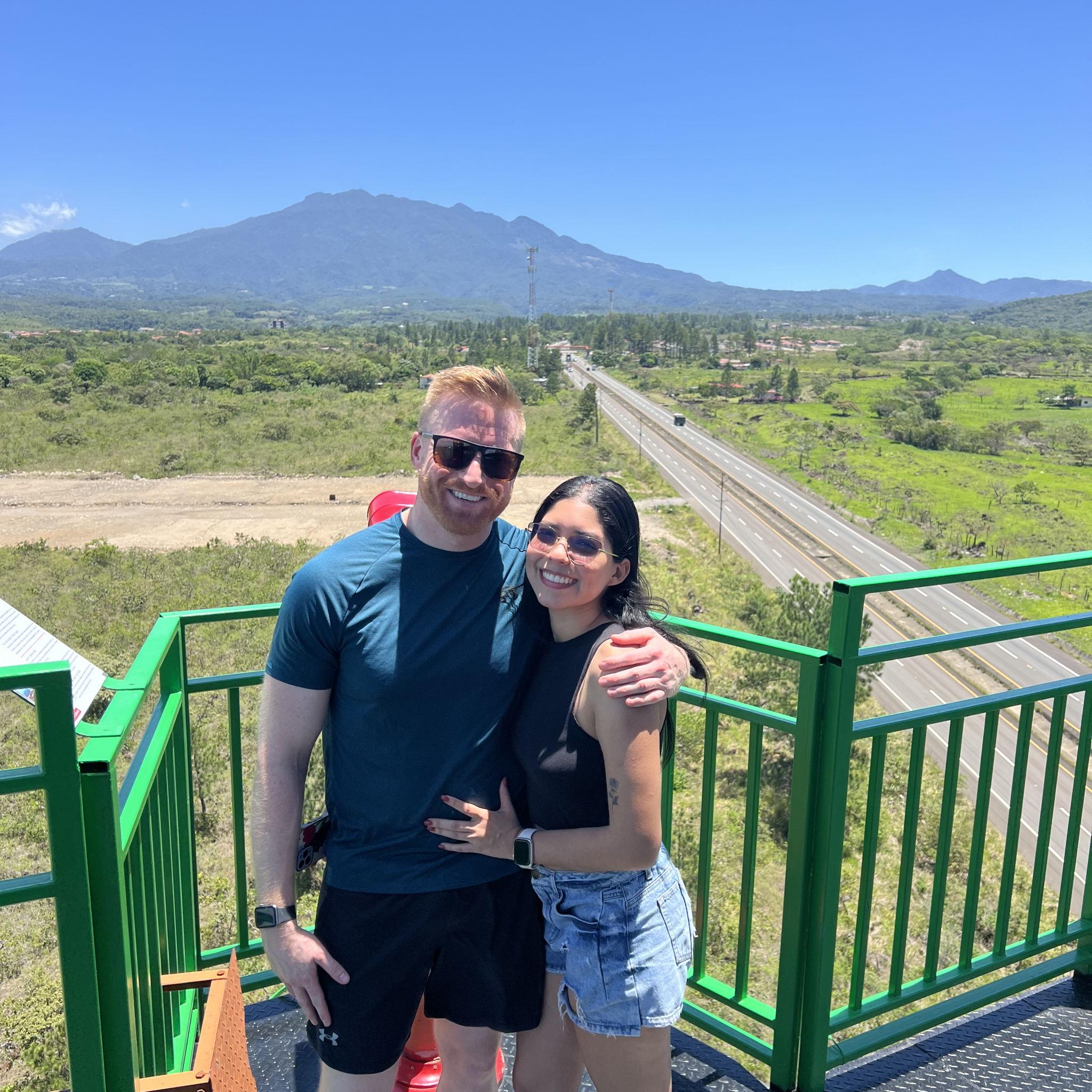 Our first trip together  on May 8, 2023, at a viewpoint in Boquete, in the province of Chiriquí.