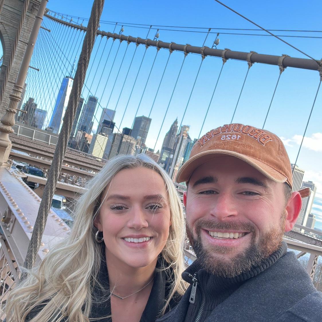 Soaking in our engagement in New York🏙️