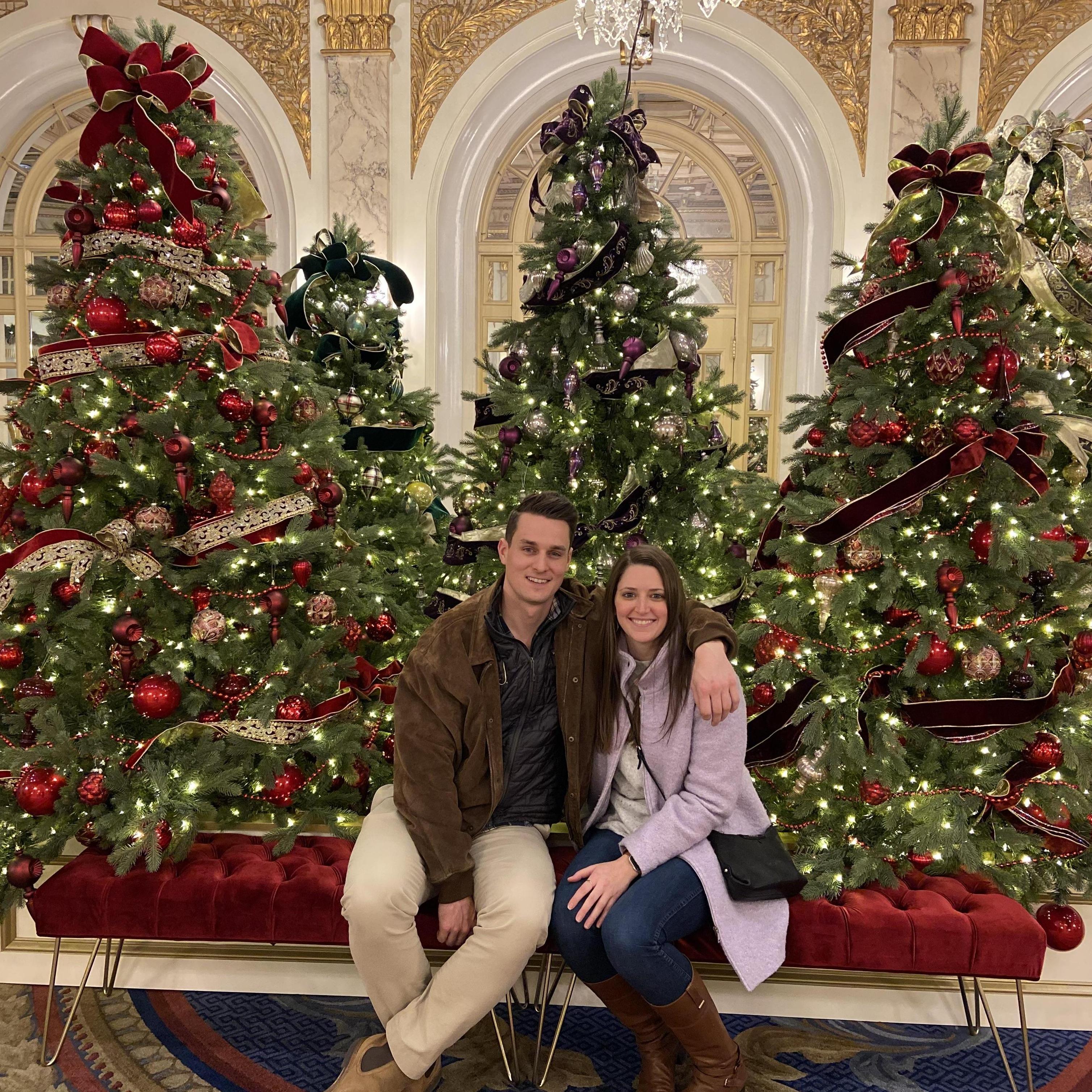 After Christmas drinks at the Oak Room @ Copley Fairmont Boston