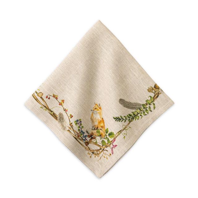 Juliska Forest Walk Café Au Lait Napkin with Animals