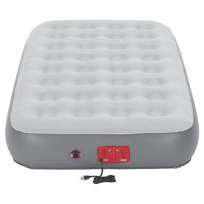 Coleman QuickBed Extra High Air Mattress with Built-In-Pump Twin - Gray
