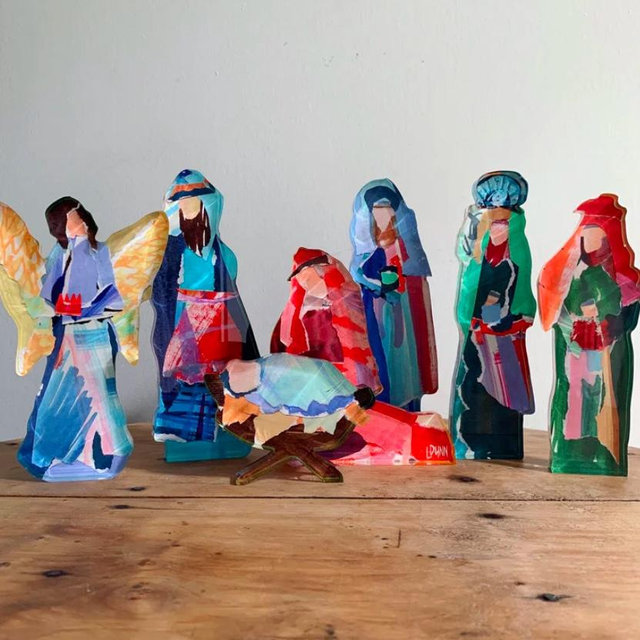 ACRYLIC NATIVITY SET - LARGE