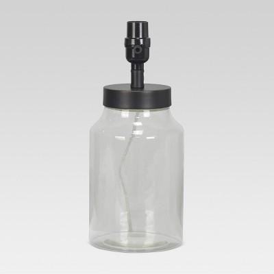 Causal Fillable Small Lamp Base Clear Includes Energy Efficient Light Bulb - Threshold™