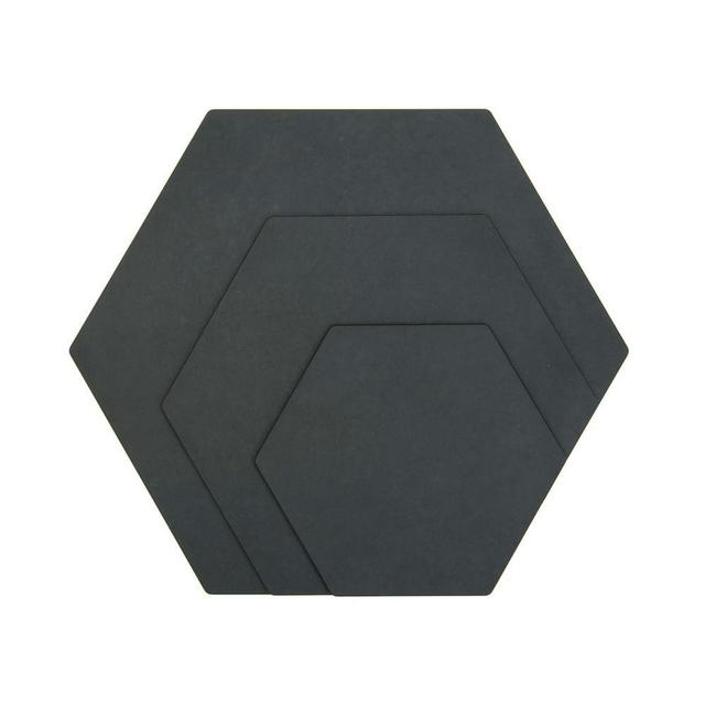 Epicurean Hexagon Serving Boards, Slate, Set of 2