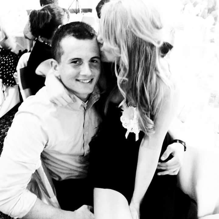 Our first wedding together
