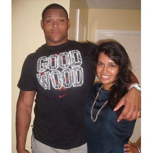 Since we started out long distance, this is our first picture together at Henry's party. 8/21/2011