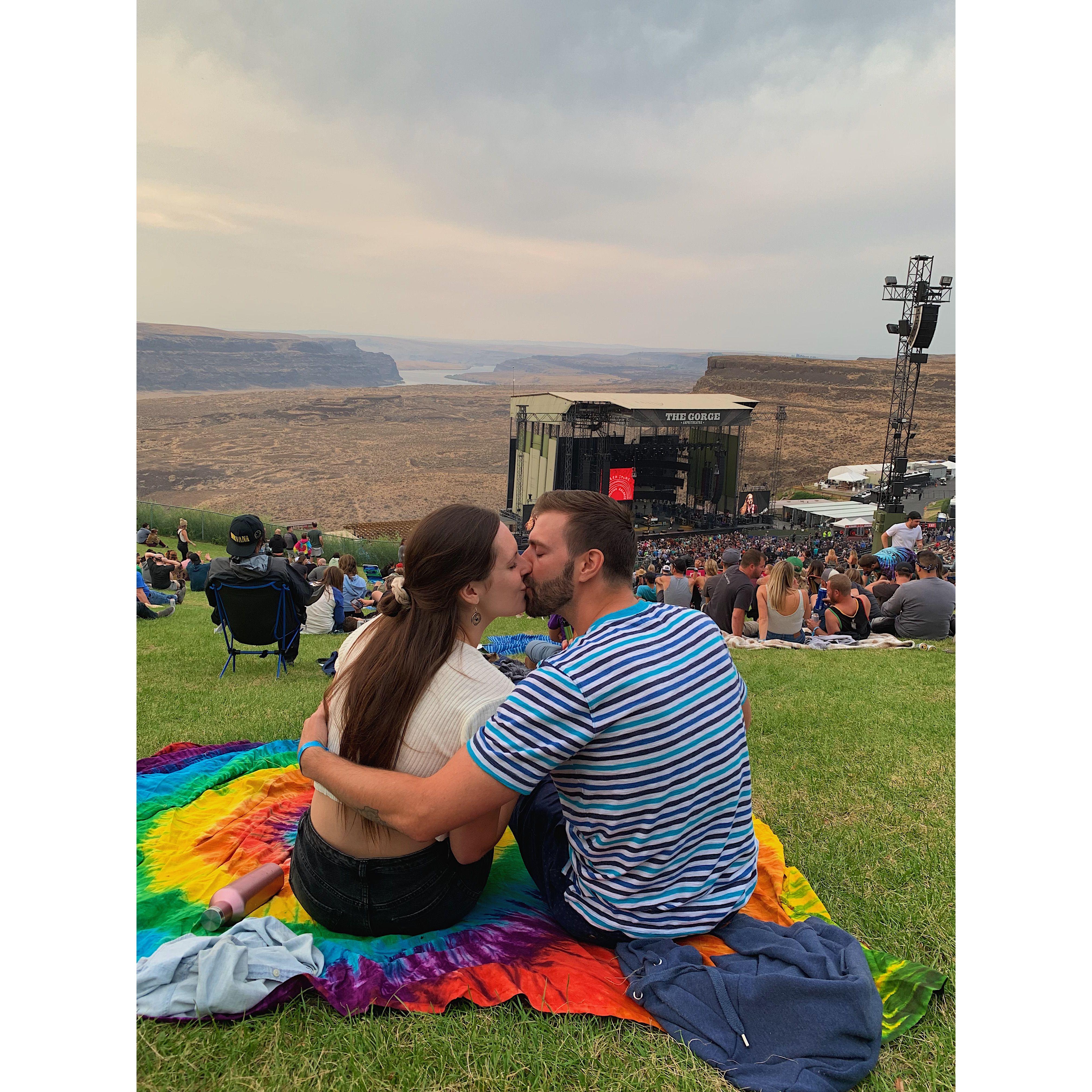 August 2021 - Dave Matthews Band show at The Gorge, WA