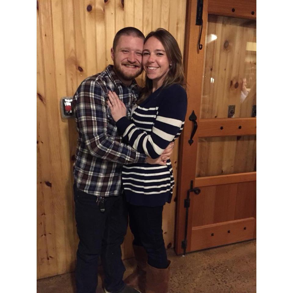 Our first engagement photo