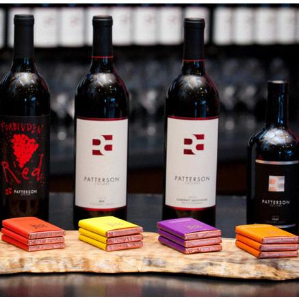 Patterson Cellars wine and chocolate pairing experience