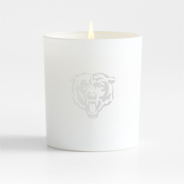 NFL Chicago Bears Monochrome No. 01 Blanc 1-Wick Scented Candle - Basil, Nettle Flower and Sage