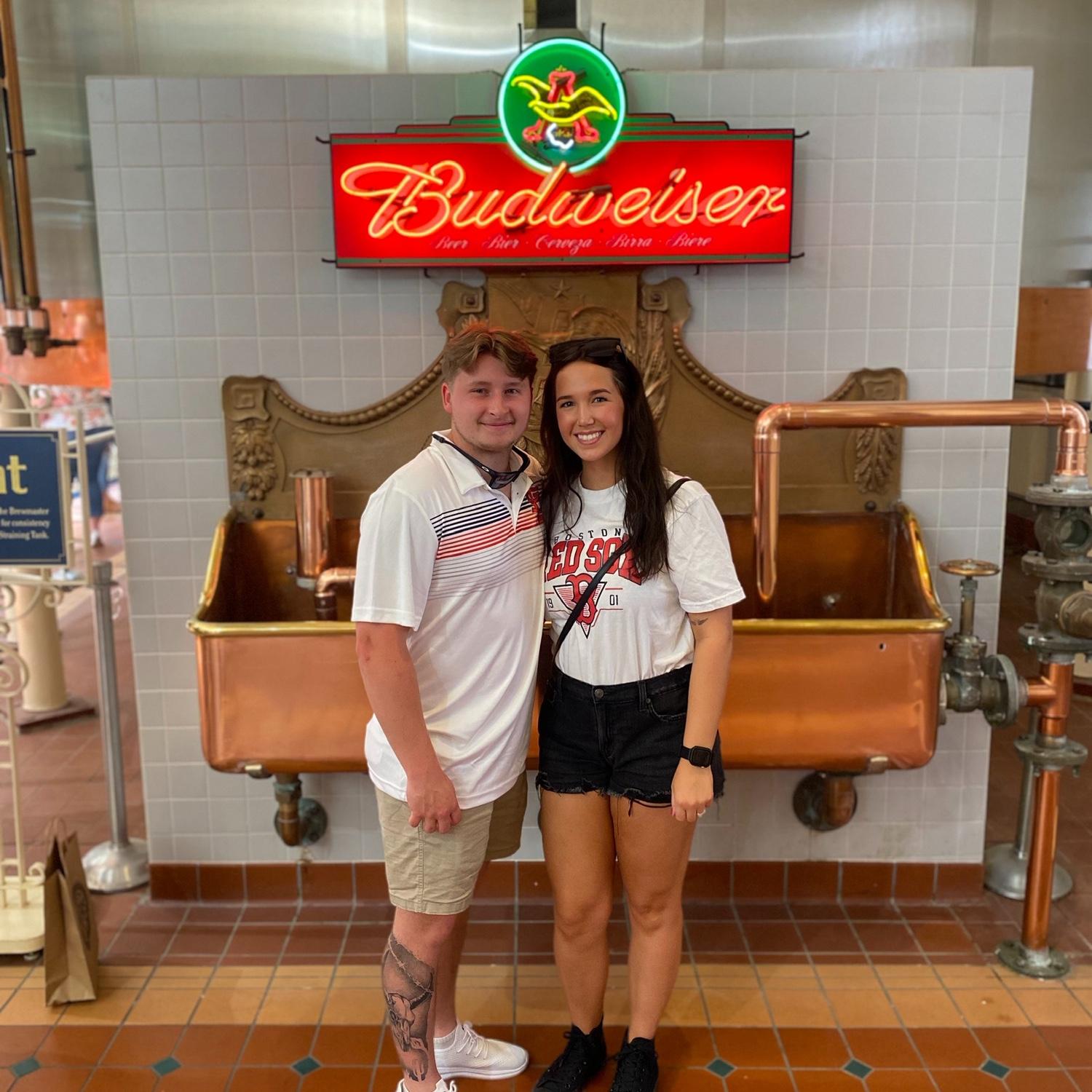 Our three year anniversary trip to St. Louis.