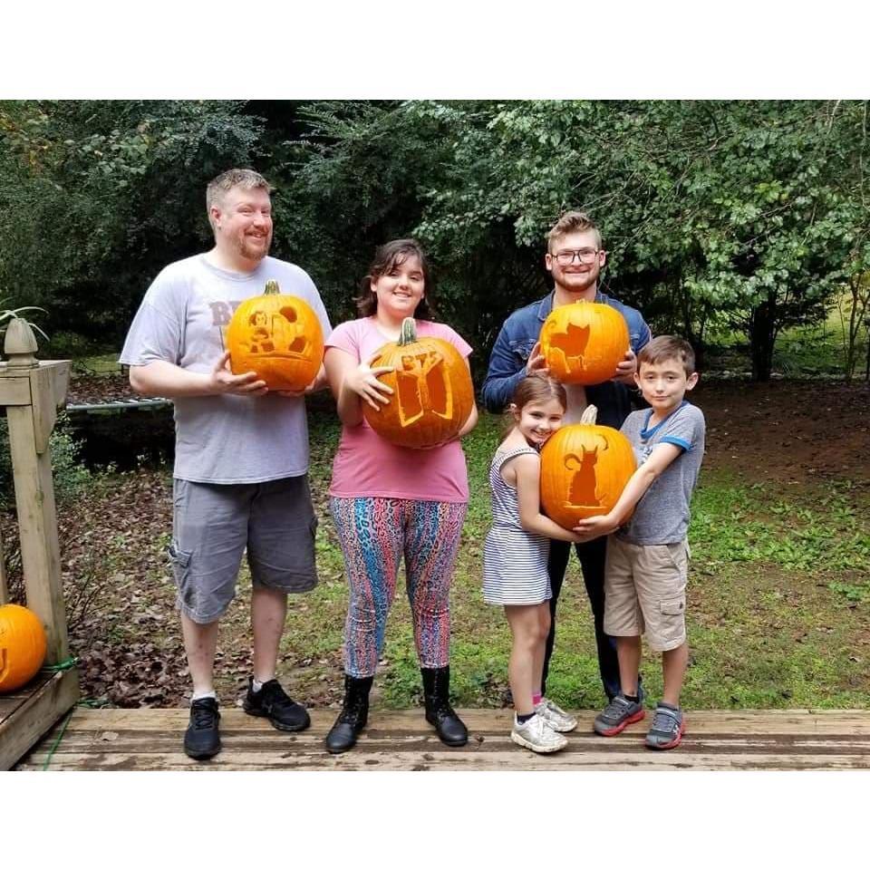 Pumpkin carving day.