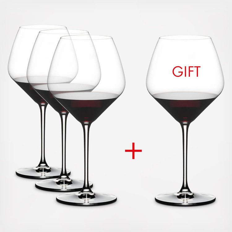 Riedel, Extreme Pinot Noir Wine Glass, Set of 4 | Zola