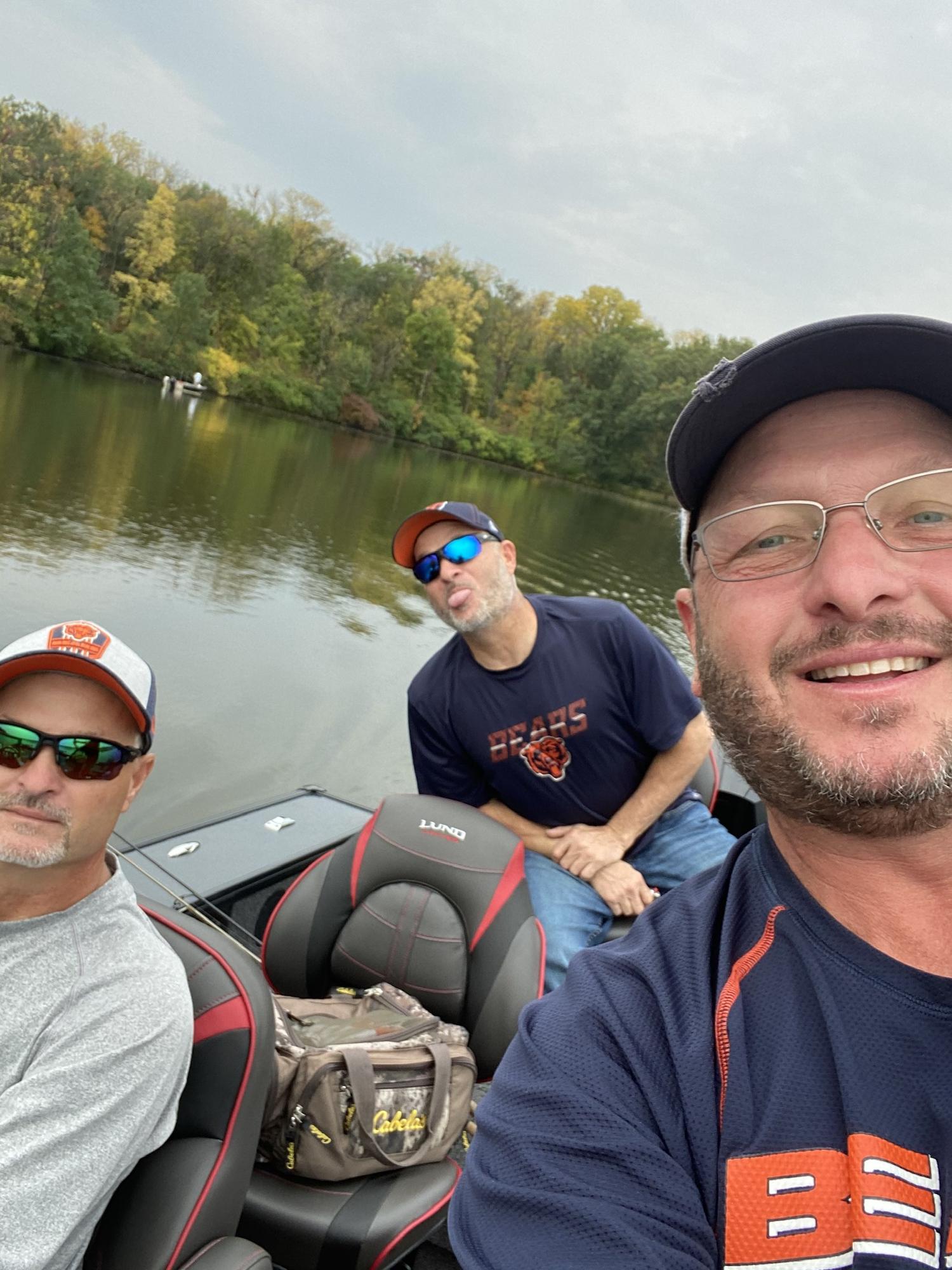 Brothers out fishing