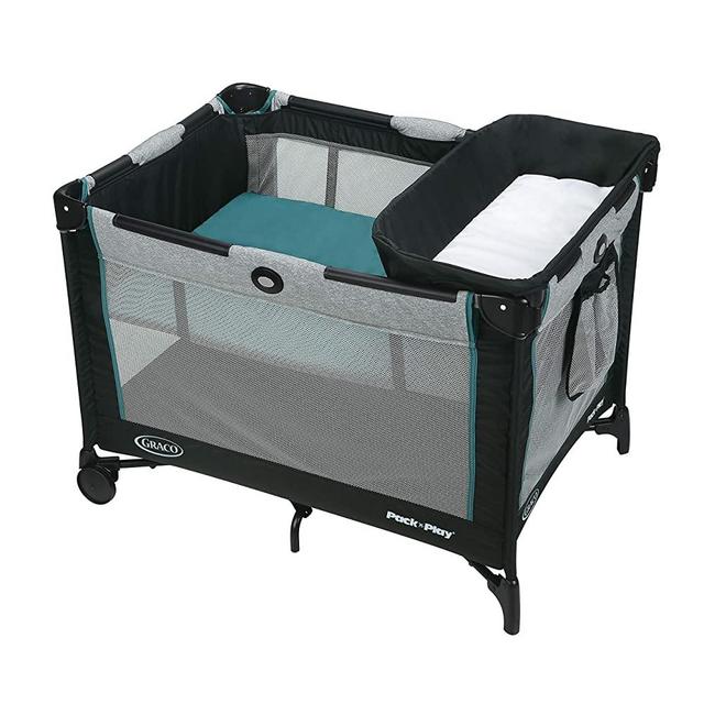 Graco Pack 'n Play Simple Solutions Playard | Includes Integrated Diaper Changer, Darcie