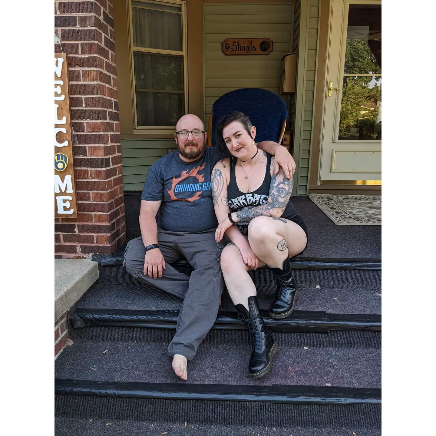 Caught cuddling at a family barbeque in Jefferson