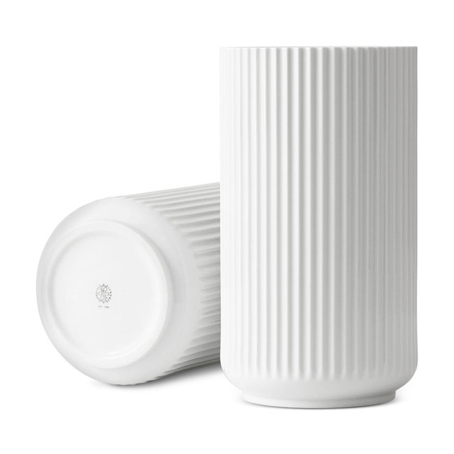Rosendahl Lyngby Porcelain Vase, White Porcelain