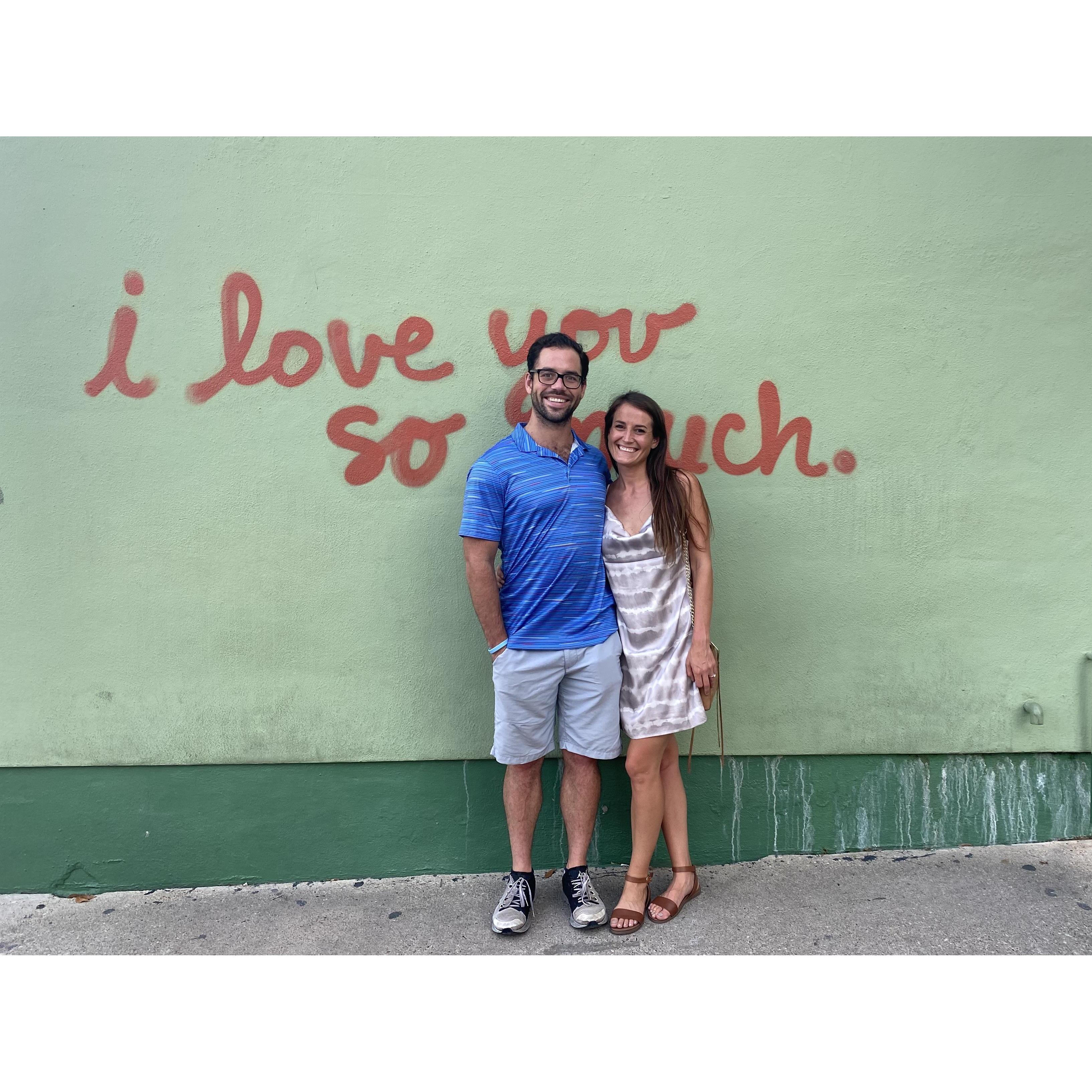 I love you so much wall in Austin, TX