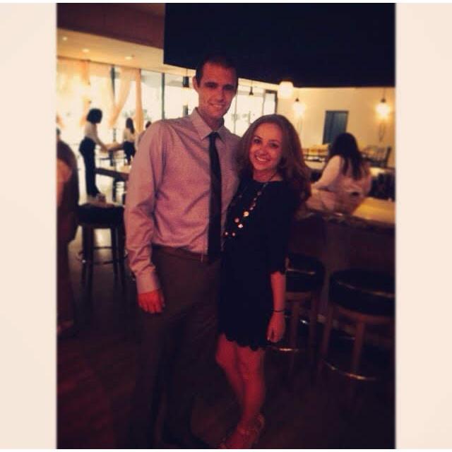 Fast forward and here's our first 'official' photo together as a couple in 2014
