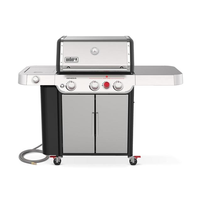 Weber 37400001 Genesis S-335 NG SS Gas Grill, Stainless Steel