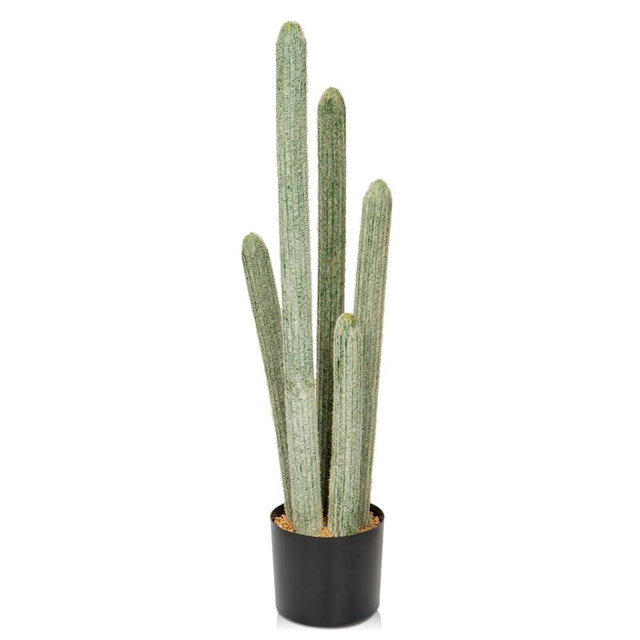 DILATATA 29.5” Tall Fake Cactus Plant Potted Large Cactus 'Old Man Cactus' Big Cacti Plants Artificial Cactus for Home Garden Office Decor Housewarming Gifts Faux Cacti