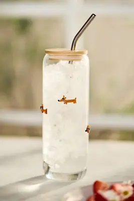 The Icon Juice Glass Large Tumbler with Lid