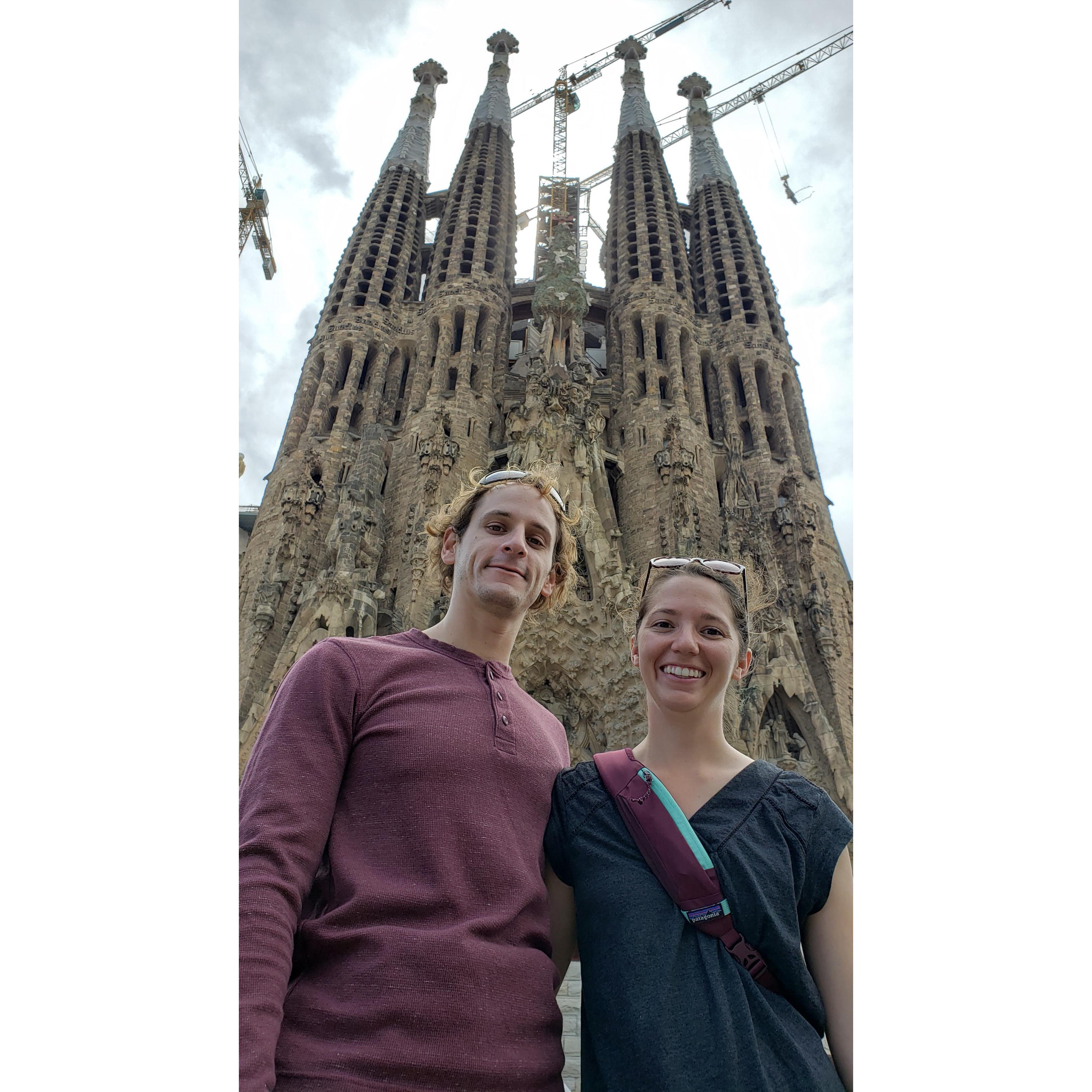 La Sagrada Familia in Barcelona, Spain