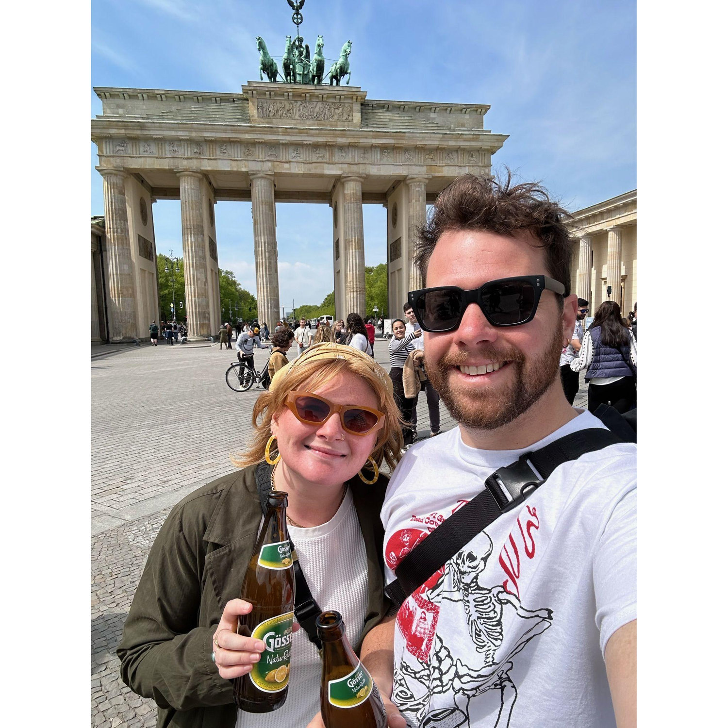 Walking 83 miles and grabbing beers in Berlin.